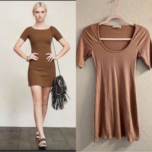 Reformation Jane ribbed dress